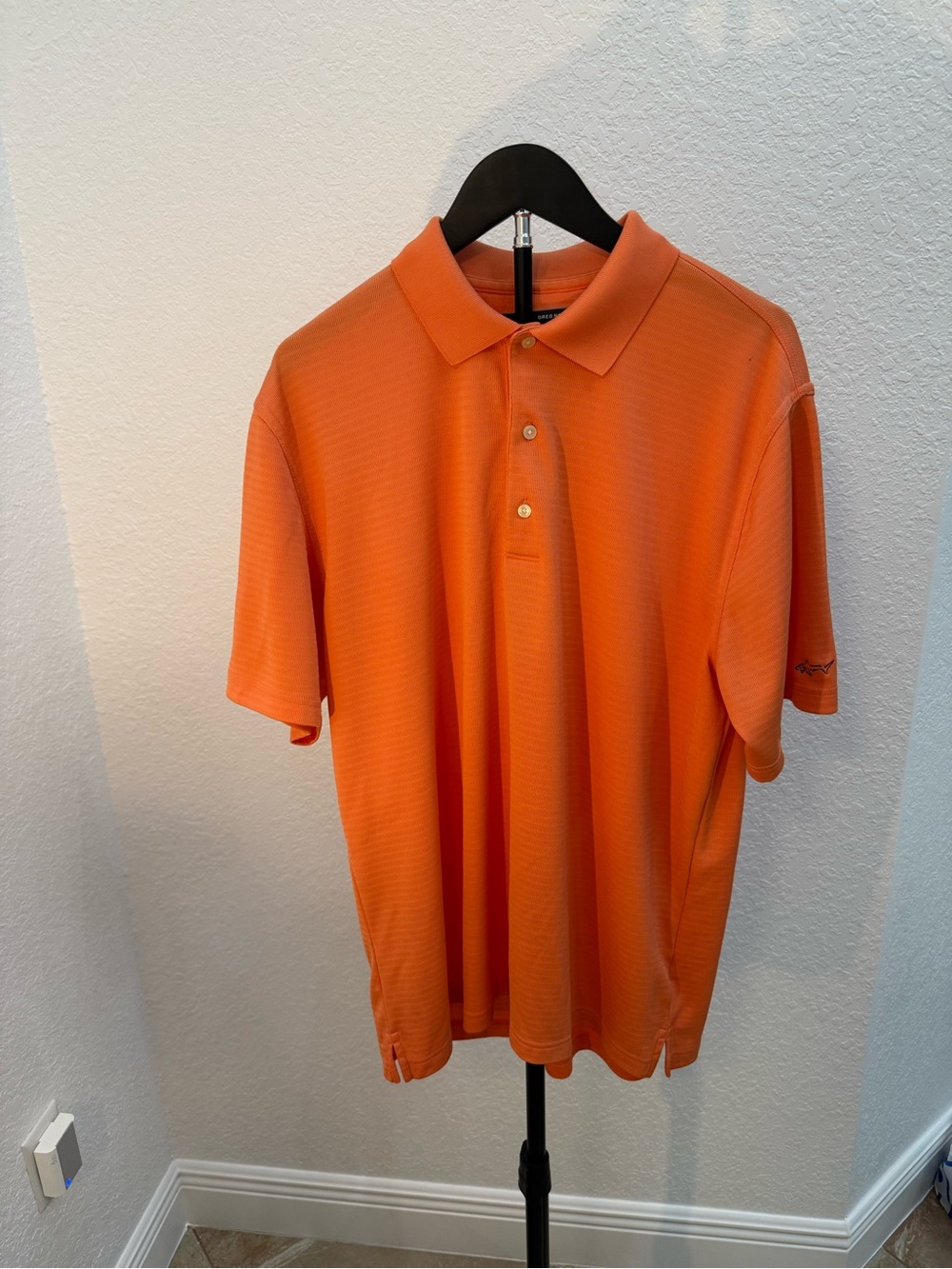 Greg Norman Collection Orange Short Sleeve Polo Shirt
